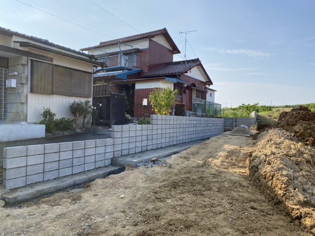 ブロック積み 常滑市