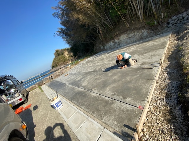 常滑市コンクリート打設