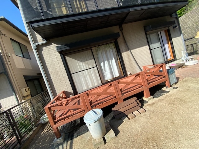 ウッドデッキ テラス工事