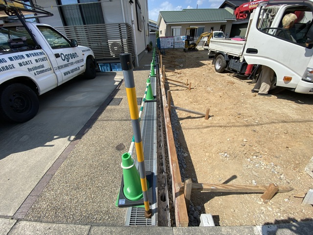 U字溝補強 ドライガーデン