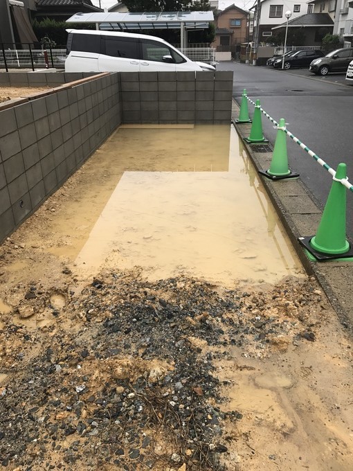 武豊町 駐車場工事